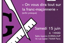 ON VOUS DIRA TOUT SUR LA FRANC-MAÇONNERIE – TBO – GODF