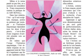 UNE PAROLE CIRCULE N° 40 – LA PRATIQUE DE L’ART ROYAL