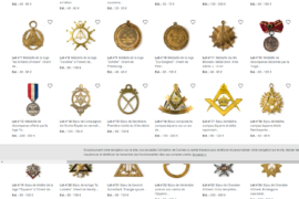 VENTE AUX ENCHÈRES D’OBJETS MAÇONNIQUES