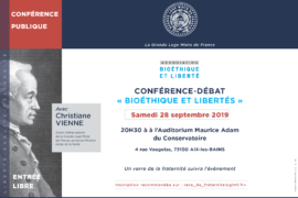 CONFÉRENCE-DÉBAT « BIOÉTHIQUE ET LIBERTÉS »