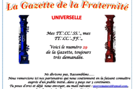 LA GAZETTE UNIVERSELLE DE LA FRATERNITÉ N° 29 – 3 NOUVEAUX FAISCEAUX DE LUMIÈRE