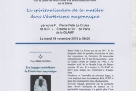 LA SPIRITUALISATION DE LA MATIÈRE DANS L’ÉSOTÉRISME MAÇONNIQUE