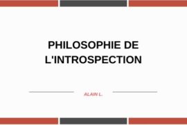 PLANCHE MAÇONNIQUE – PHILOSOPHIE DE L’INTROSPECTION