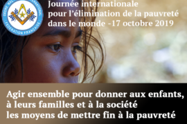 COMMUNIQUE DROIT HUMAIN – LA PAUVRETÉ DANS LE MONDE