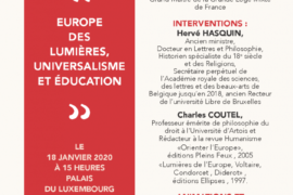 COLLOQUE « EUROPE DES LUMIÈRES » – GLMF