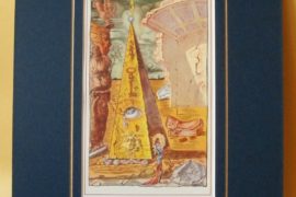 LITHOGRAPHIE « TEMPLE MACONNIQUE » DE SALVADOR DALI