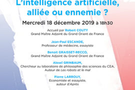UNIVERSITES POPULAIRES MACONNIQUES – INTELLIGENCE ARTIFICIELLE