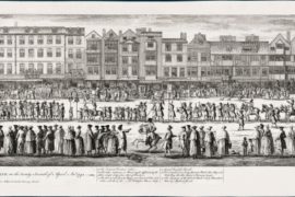 GRAVURE – LA PROCESSION DE FRANCS-MACONS A LONDRES