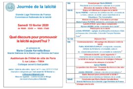 JOURNÉE DE LA LAÏCITÉ – GLFF