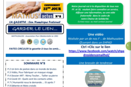 MATHUS’ACTU N° 08 – REVUE FRATERNELLE GRATUITE