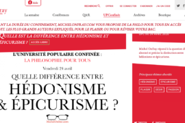 MICHELONFRAY.COM  : DE LA PHILO EN ACCÈS GARTUIT