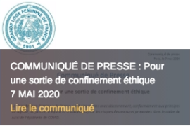 GLFF : POUR UNE SORTIE DE CONFINEMENT ÉTHIQUE