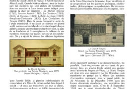 HISTOIRE DU TEMPLE MAÇONNIQUE GARIBALDI À LYON