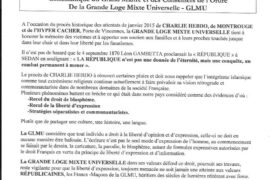 GLMU – COMMUNIQUE SUR LES ATTENTATS DE JANVIER 2015