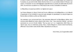 GODF – SOUTIEN À MARIKA BRET ET ZINEB EL RHAZOUI