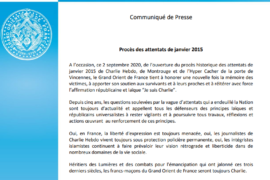 GODF – PROCÈS DES ATTENTATS DE JANVIER 2015