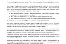 COMMUNIQUÉ GLMN : La mort aveugle du terrorisme frappe encore par trois fois …