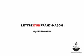 LETTRE D’UN FRANC-MAÇON