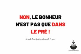 NON, LE BONHEUR N’EST PAS QUE DANS LE PRÉ !