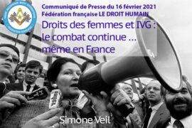 COMMUNIQUÉ DROIT HUMAIN – DROITS DES FEMMES ET IVG