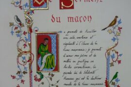 EN IMAGE : LE SERMENT DU FRANC-MAÇON