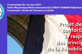 PROJET DE LOI CONTRE LE SÉPARATISME :  LE DROIT HUMAIN DÉNONCE LE PRINCIPE COERCITIF