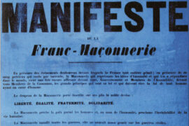 REFLEXION EN IMAGE : MANIFESTE DE LA FRANC-MAÇONNERIE DU 08 AVRIL 1871