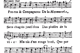 CHANSON D’UNION… »MAÇONNIQUE »