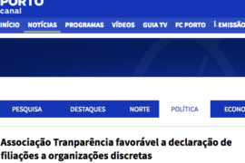 PORTUGAL – DECLARER SON APPARTENANCE MACONNIQUE BIENTOT OBLIGATOIRE ?