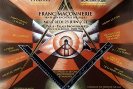 ANNONCE : VENTES INEDITES D’OBJETS MACONNIQUES A PARIS