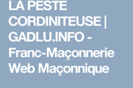 LA PESTE CORDINITEUSE