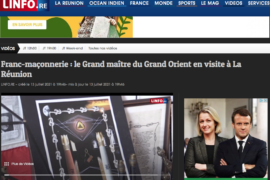 VIDÉO – LE GRAND MAÎTRE DU GODF A LA RÉUNION