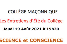 COLLÈGE MAÇONNIQUE – SCIENCE ET CONSCIENCE