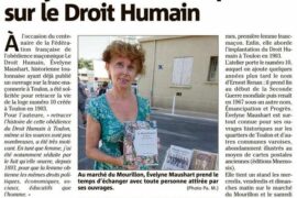 DANS LA PRESSE – HISTOIRE DU DROIT HUMAIN A TOULON
