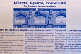 EN IMAGE – AU FRONTON DE NOS MAIRIES : LIBERTE, EGALITE, FRATERNITE