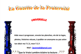GRATUIT – A LA DECOUVERTE DE LA VOUTE ETOILEE…AVEC LA GAZETTE DE LA FRATERNITE UNIVERSELLE
