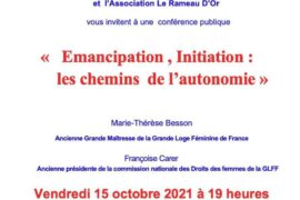 EMANCIPATION, INITIATION : LES CHEMINS DE L’AUTONOMIE