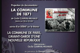 DOCUMENTAIRE : LA COMMUNE DE 1871 – CINÉ DÉBAT GODF