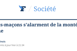 POPULISME : LES FRANCS-MAÇONS S&rsquo;ALARMENT !