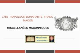 NAPOLEON BONAPARTE, FRANC-MACON
