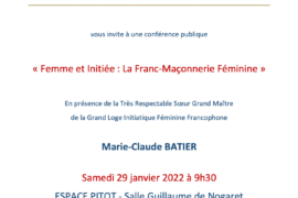 GLIFF – FEMME & INITIÉE – LA FRANC-MAÇONNERIE FEMININE