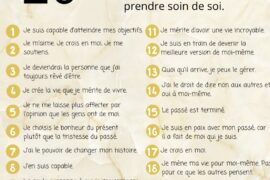 20 AFFIRMATIONS QUOTIDIENNES POUR REPRENDRE SA VIE EN MAIN ET PRENDRE SOIN DE SOI