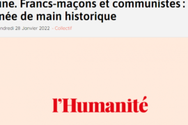 FRANCS-MACONS ET COMMUNISTES – UNE POIGNEE DE MAIN HISTORIQUE – @L&rsquo;HUMANITE
