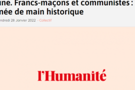 FRANCS-MACONS ET COMMUNISTES – UNE POIGNEE DE MAIN HISTORIQUE – @L’HUMANITE