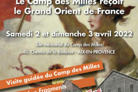 LE CAMP DES MILLES REÇOIT LE GODF