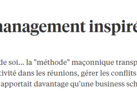 7 PRATIQUES DE MANAGEMENT INSPIREES DE LA FRANC-MACONNERIE
