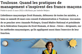 PRATIQUES DE MANAGEMENTS INSPIREES DES FRANCS-MACONS