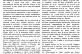 HISTORIQUE DU RITE ÉCOSSAIS PRIMITIF