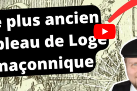 LE PLUS ANCIEN TABLEAU DE LOGE MAÇONNIQUE | HERVE H. LECOQ