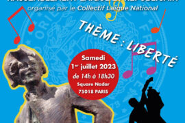 FÊTE DE LA LAÏCITÉ – RASSEMBLEMENT LAÏQUE ET RÉPUBLICAIN